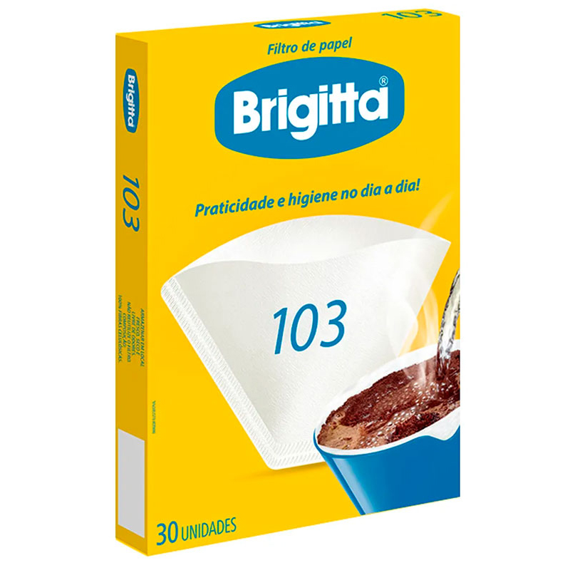 FILTRO DE PAPEL 102 - 103 COM 30UND - BRIGITTA