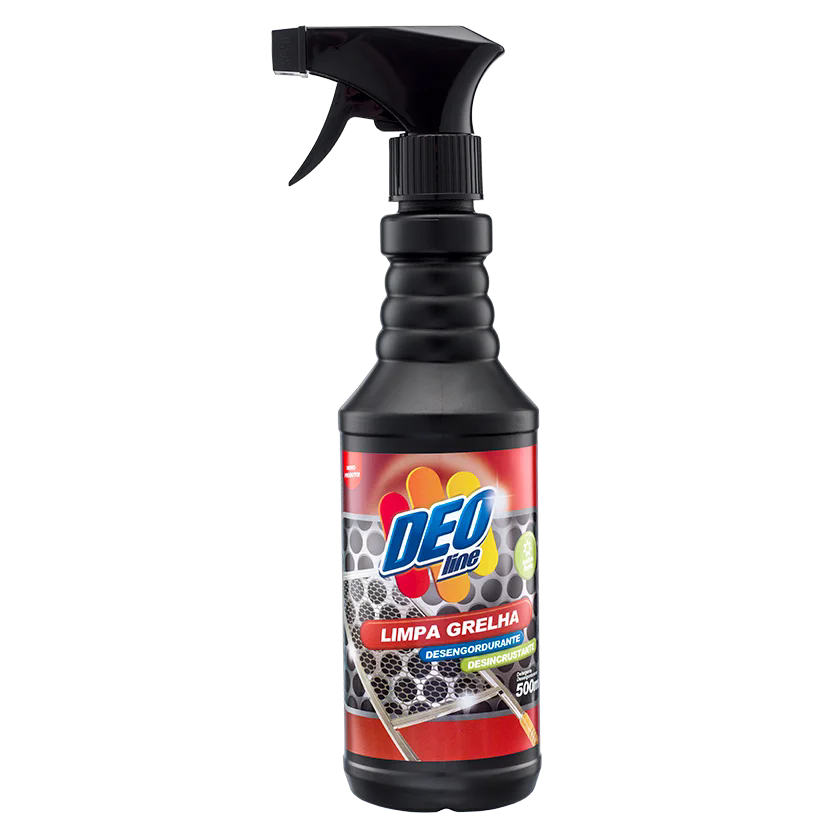 LIMPA GRELHA 500ML DESENGORDURANTE DESINCRUSTANTE COM PULVERIZADOR - DEOLINE