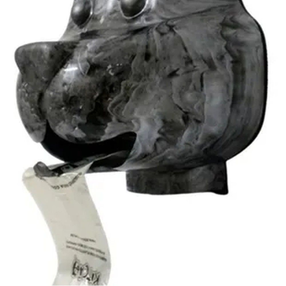 KITCAO - CACHORRO DISPENSER DE SAQUINHO CINZA 