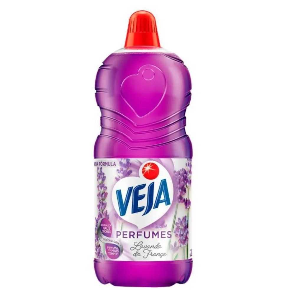 VEJA 2L LIMPADOR PERFUMADO LAVANDA  DA FRANCA  DE USO GERAL