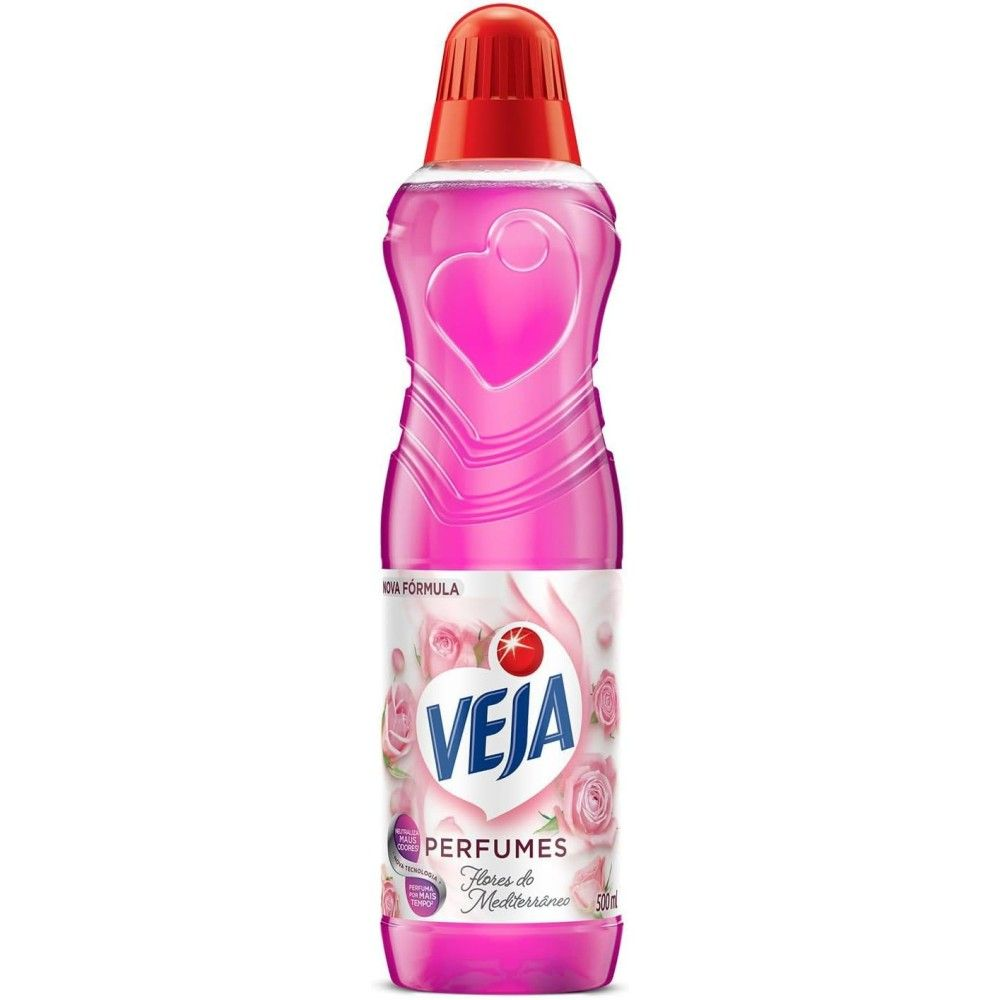 VEJA  500ML LIMPADOR PERFUMADO FLORES DO MEDITERRANEO