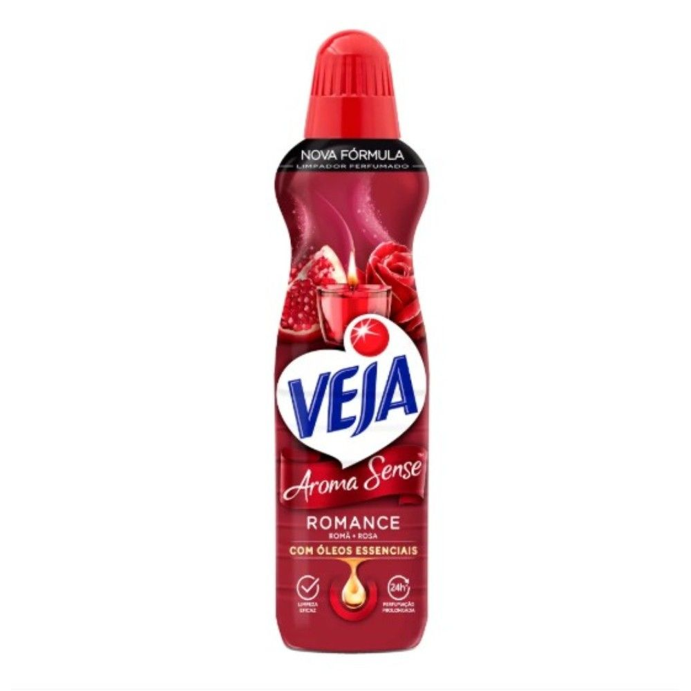 VEJA  500ML LIMPADOR PERFUMADO ROMANCE