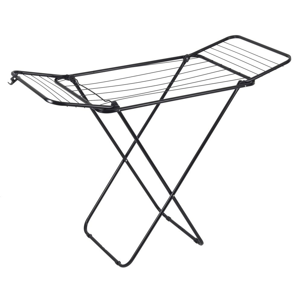 VARAL DE CHAO COM ABAS ACO SLIM PRETO  - MOR