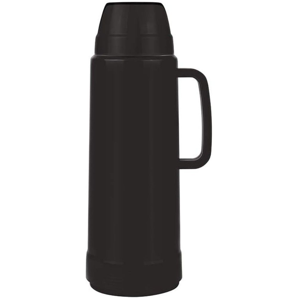 GARRAFA TERMICA PRETA  COM TAMPA  1L USE - MOR