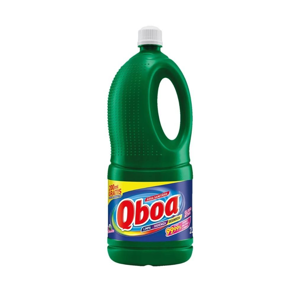 AGUA SANITARIA 2L CLORO ATIVO 2 A 2,5 - QBOA