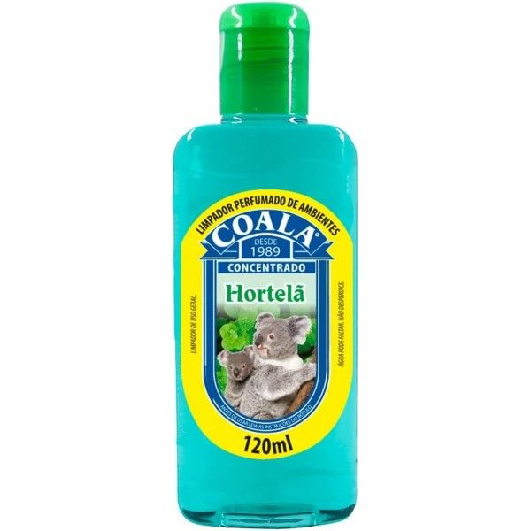 LIMPADOR PERFUMADO 120ML HORTELA DILUI 8 GOTAS EM 1L - COALA
