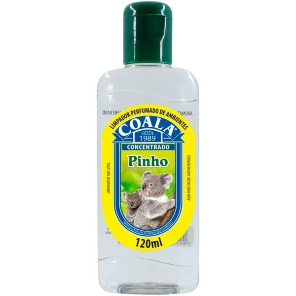 LIMPADOR PERFUMADO 120ML PINHO DILUI 8 GOTAS EM 1L - COALA