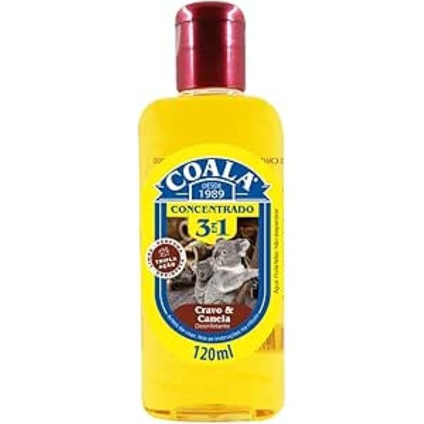 LIMPADOR PERFUMADO 120ML CRAVO E CANELA DILUI 8 GOTAS EM 1L - COALA