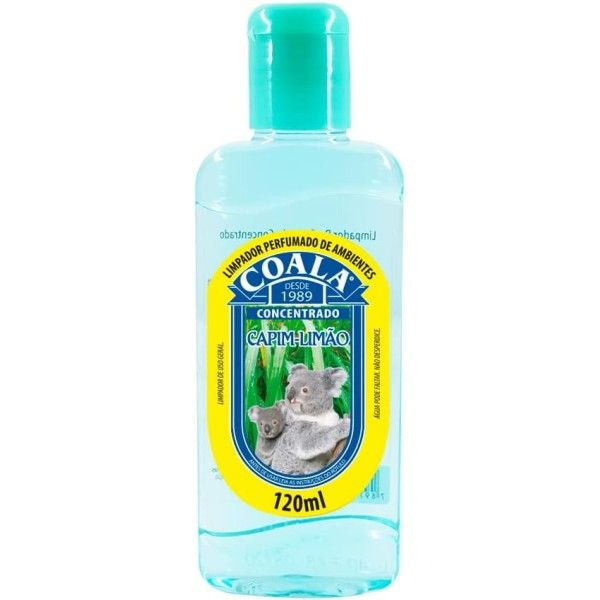 LIMPADOR PERFUMADO 120ML CAPIM LIMAO DILUI 8 GOTAS EM 1L - COALA