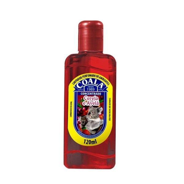LIMPADOR PERFUMADO 120ML CEREJA E AVELA DILUI 8 GOTAL EM 1L AGUA - COALA