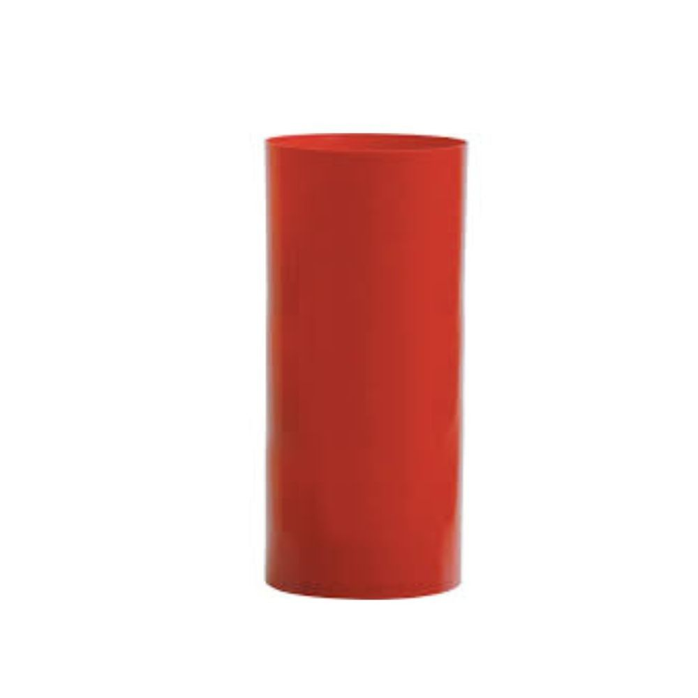 LIXEIRA 23L VERMELHA SEM TAMPA A51D24CM CESTO COLETOR - BRALIMPIA