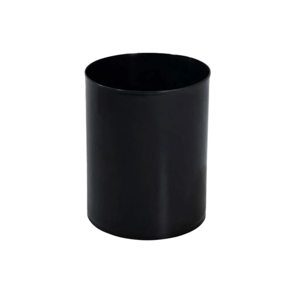 LIXEIRA 14L PRETA SEM TAMPA A30D24 CESTO COLETOR - BRALIMPIA