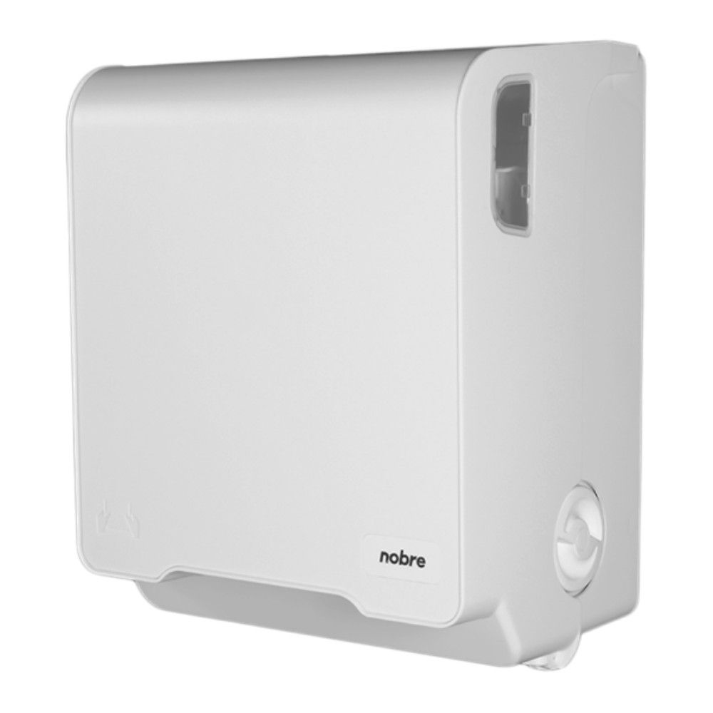 DISPENSER AUTOCORTE BRANCO TOTAL PARA TOALHA BOBINA MECANICO - BRAVE NOBRE