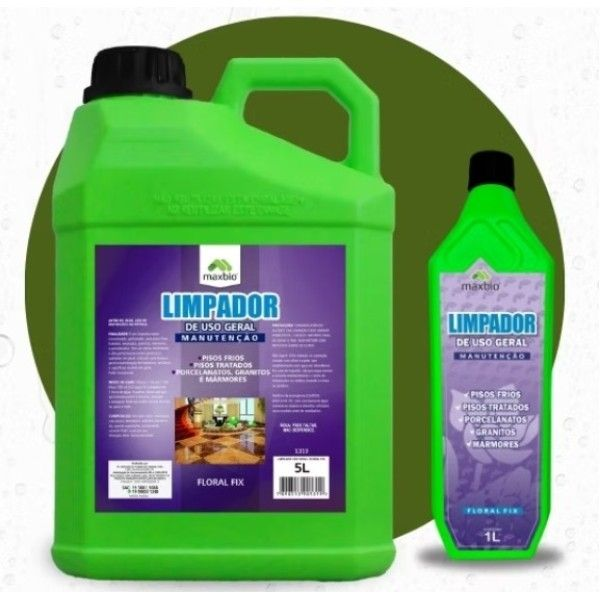 FLORALFIX LIMPADOR DE USO GERAL 5L DILUIR 100ML EM 5L DE AGUA  - MAXBIO