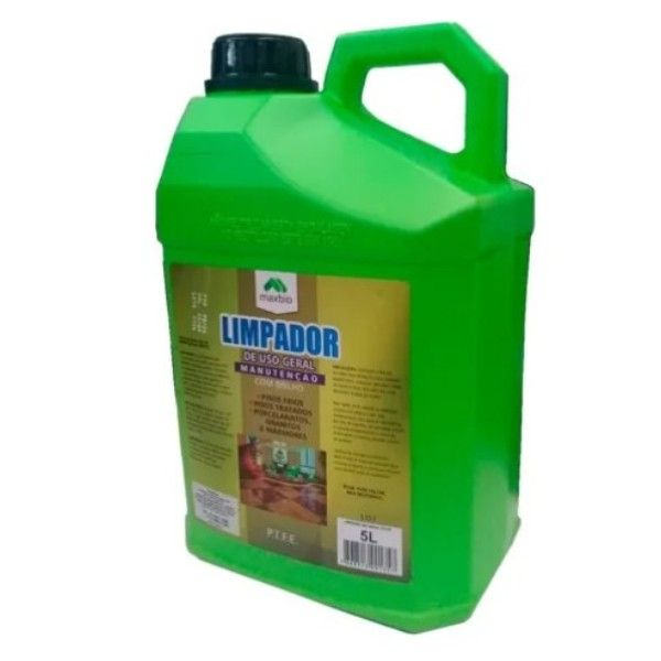 LIMPADOR DE USO GERAL COM TEFLON 5L DILUIR 100ML EM 5L DE AGUA  - MAXBIO