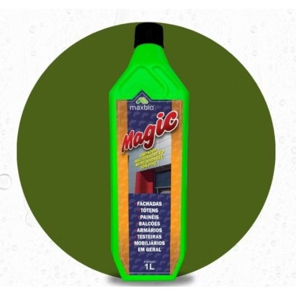 MAGIC FLOTADOR LIMPADOR DE USO GERAL1L DILUIR 1 X 40L DE AGUA - MAXBIO