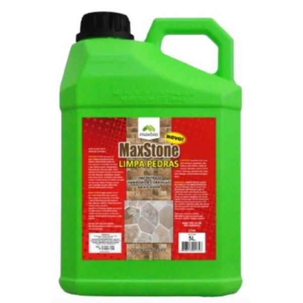 MAXSTONE LIMPA PEDRAS BIODEGRADAVEL 5L DILUIR 1L EM 1 L DE AGUA  - MAXBIO
