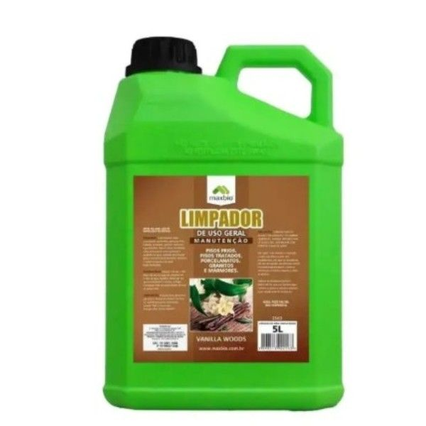 VANILLA WOODS LIMPADOR DE USO GERAL 5L DILUIR 100ML EM 5L DE AGUA - MAXBIO