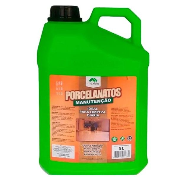PORCELANATOS MANUTENCAO 5L DILUIR 1L EM 50L DE AGUA  - MAXBIO
