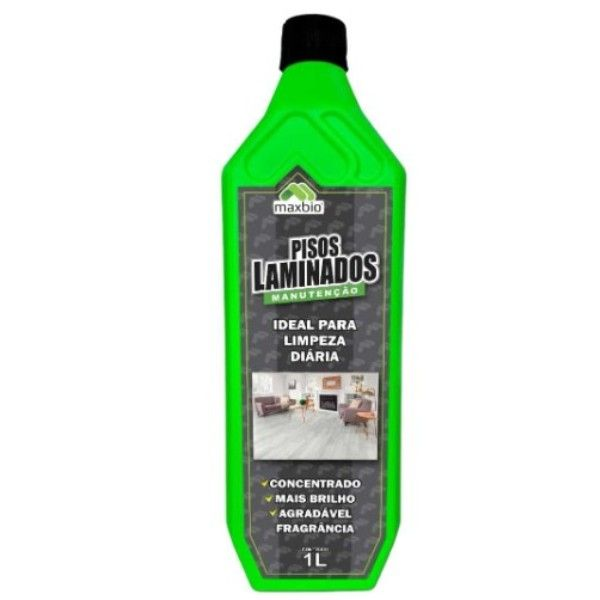 LIMPA PISOS LAMINADOS 1L DILUI 200ML EM 2L DE AGUA - MAXBIO