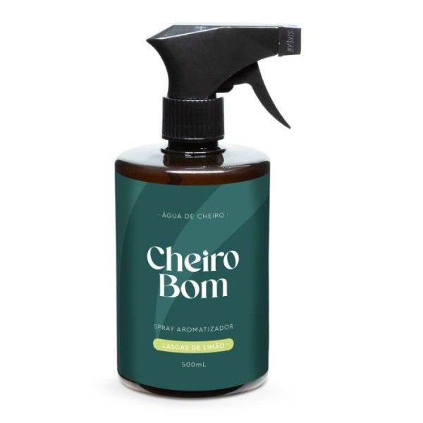 AGUA PERFUMADA PARA TECIDOS LASCAS DE LIMAO 500ML COM GATILHO - CHEIRO BOM