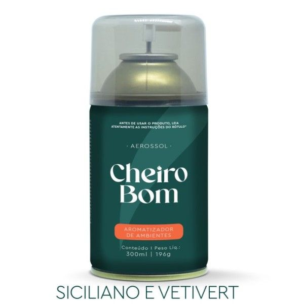 AEROSSOL SENSACOES SICILIANO E VETIVERT 300ML/196G - CHEIRO BOM