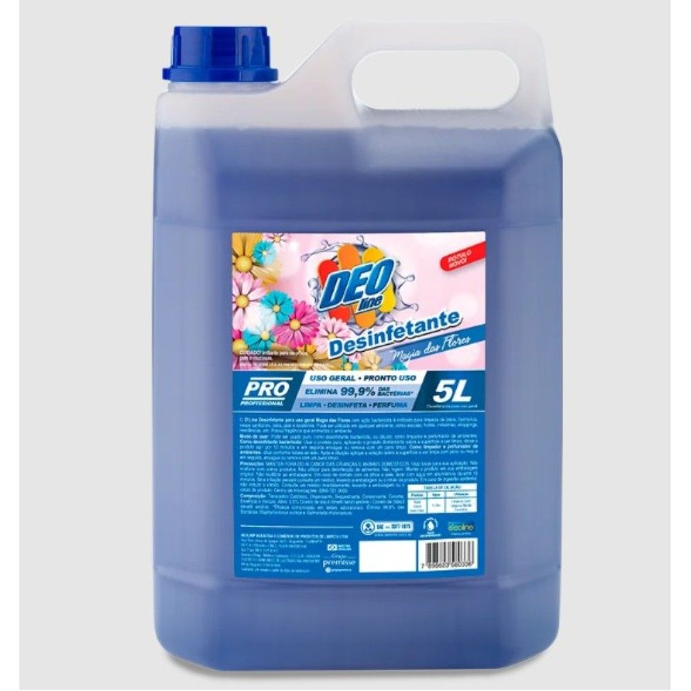 DESINFETANTE DE USO GERAL 5L MAGIA DAS FLORES - DEOLINE