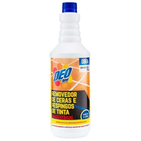 REMOVEDOR DE CERAS E RESPINGOS DE TINTA CONCENTRADO DE 1L - DEOLINE