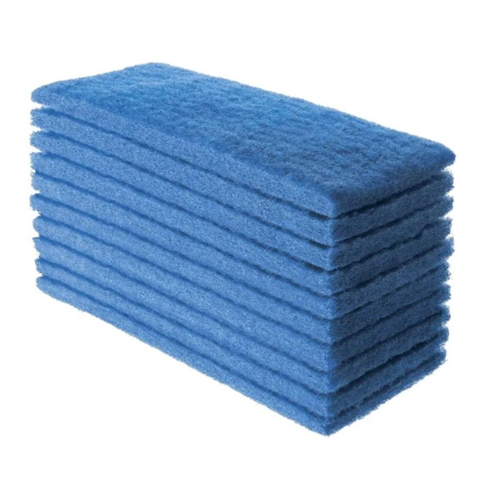 FIBRA AZUL LIMPEZA USO GERAL 260X100MM - COM 10 UNIDADES  PERFECTPRO