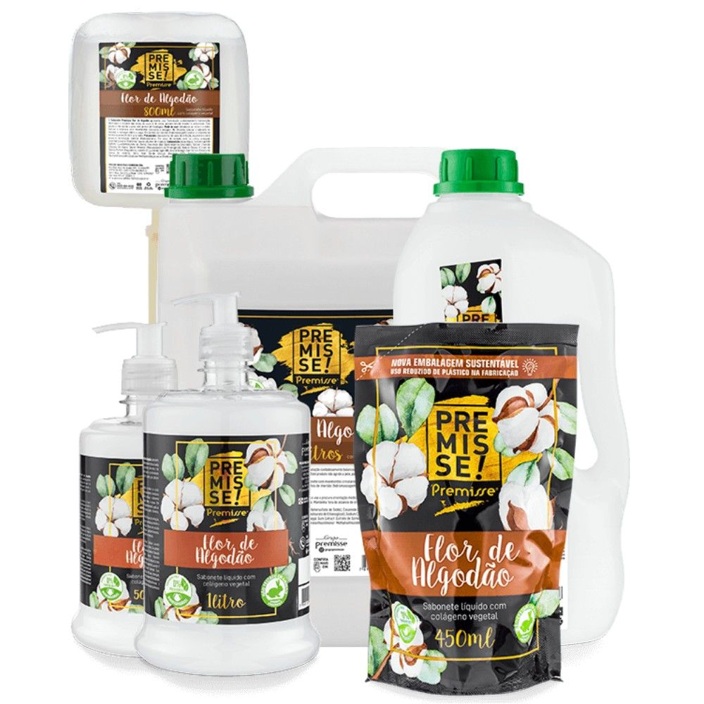 SABONETE LIQUIDO 5L FLOR DE ALGODAO - PREMISSE