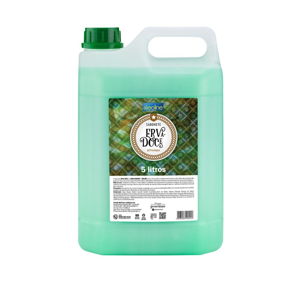 SABONETE LIQUIDO 5L ERVA DOCE PREMIUM - PREMISSE
