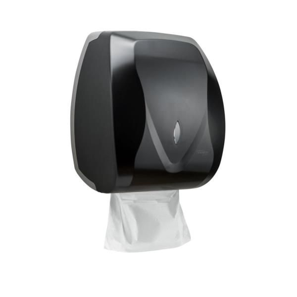 TOALHEIRO DARK PRETO DISPENSER PORTA PAPEL TOALHA VELOX - PREMISSE