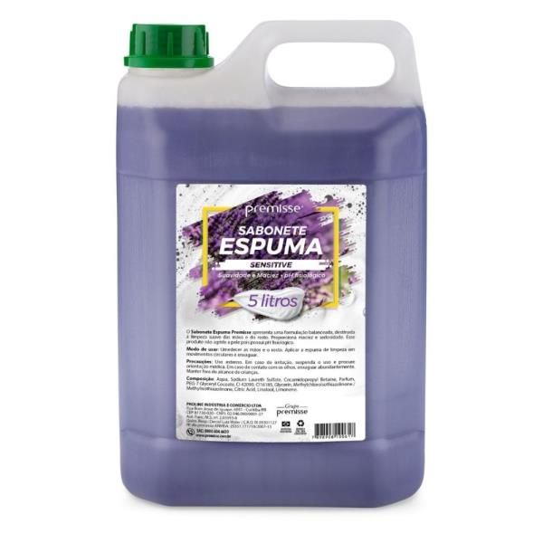 SABONETE ESPUMA 5L SENSITIVE SUAVIDADE E MACIEZ - PREMISSE