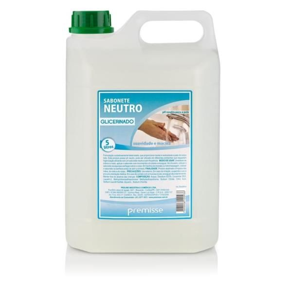 SABONETE LIQUIDO 5L NEUTRO GLICERINADO ANTISSEPTICA - PREMISSE