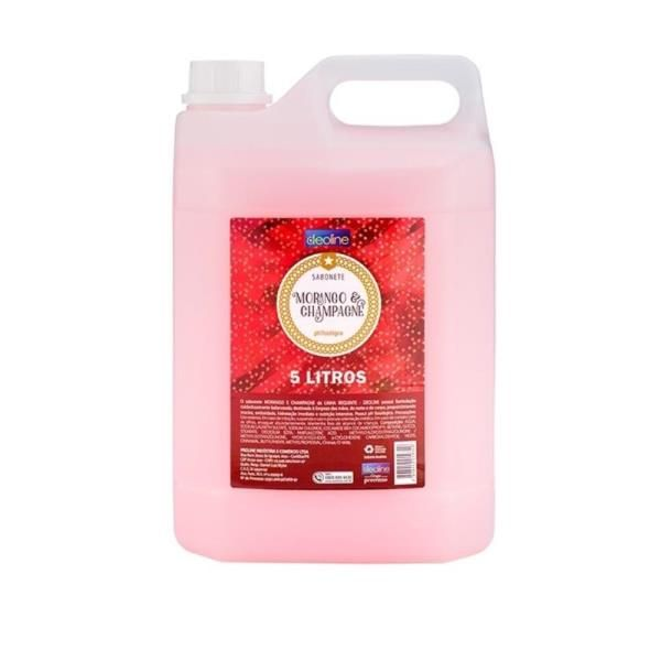 SABONETE LIQUIDO 5L MORANGO E CHANPAGNE - DEOLINE