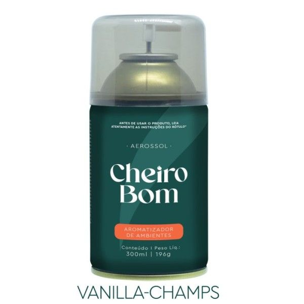 AEROSSOL SENSACOES VANILLA CHAMPS 300ML/196G - CHEIRO BOM