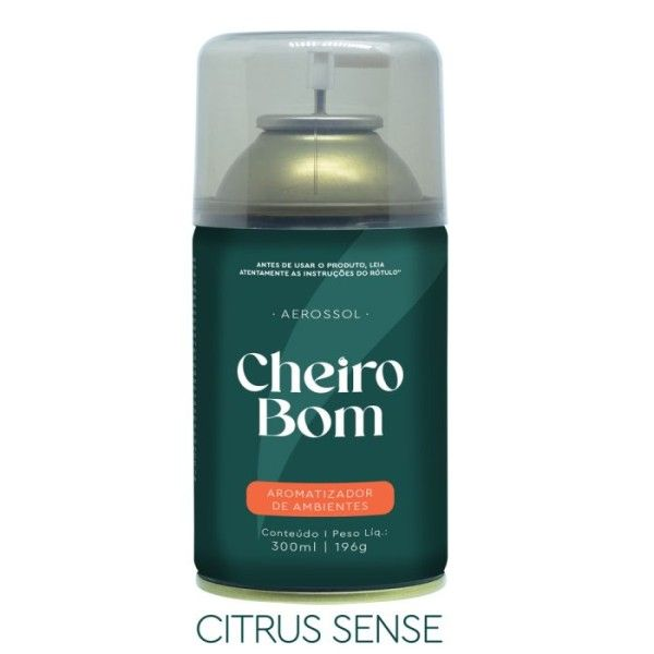 AEROSSOL SENSACOES CITRUS SENSE 300ML/196G - CHEIRO BOM