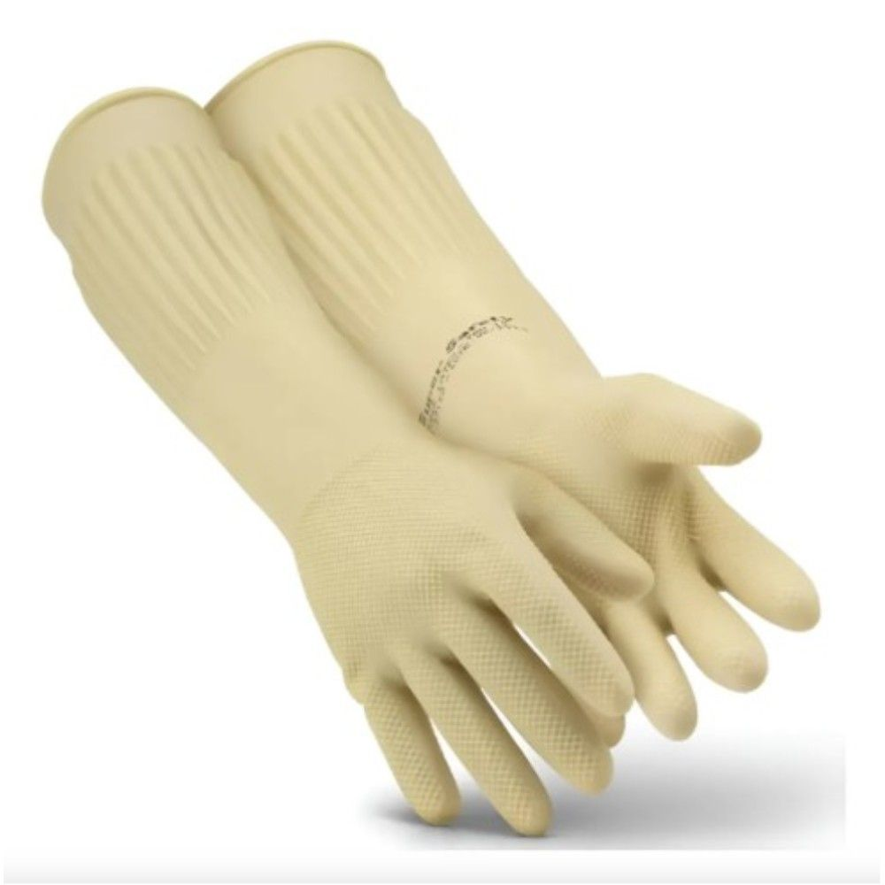LUVA M 8 RANHURADA SUPER LATEX C.A. 37158 - SUPER SAFETY