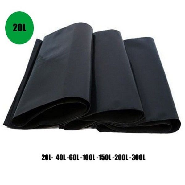 20L PRETO 0.6M REFORCADO 40X50CM SACOS PARA LIXO COM 100UND
