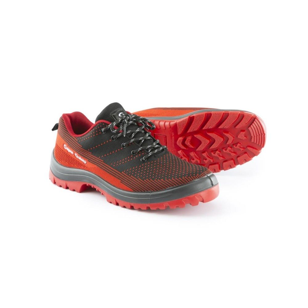 SAPATO DE SEGURANCA  N - 39  VERMELHO ANTI DERRAPANTE SEM BIQUEIRA  C.A. 38976 - SS