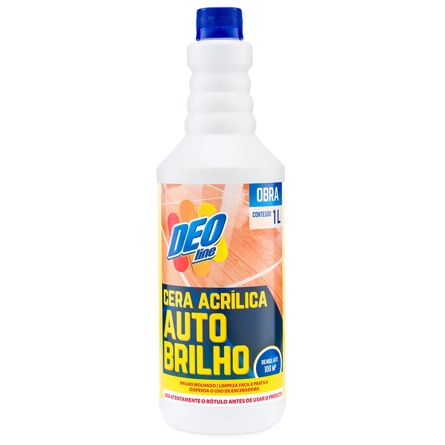 CERA  AUTO BRILHO LS 9%  IMPERMEABILIZATE  ACRILICO ACABAMENTO REND 1L ATE 100M - DEOLINE