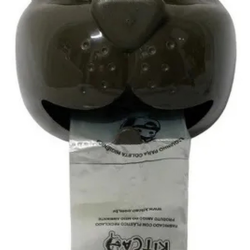 KITCAO - CACHORRO DISPENSER DE SAQUINHO OCRE 