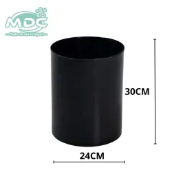 LIXEIRA 14L AZUL SEM TAMPA A30D24CM CESTO COLETOR - BRALIMPIA