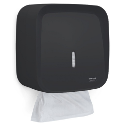TOALHEIRO PRETO DISPENSER PORTA PAPEL TOALHA INVOQ - PREMISSE