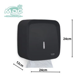 TOALHEIRO PRETO DISPENSER PORTA PAPEL TOALHA INVOQ - PREMISSE