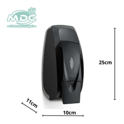 DISPENSER SABONETE / ALCOOL GEL 800ML PRETA DARK COM RESERVATORIO VELOX - PREMISSE