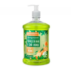SABONETE LIQUIDO 1L TANGERINA E CHA VERDE PUMP - PREMISSE