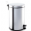 LIXEIRA 12L INOX REDONDA COM PEDAL E BALDE A40D25CM  - BRINOX