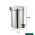 LIXEIRA 12L INOX REDONDA COM PEDAL E BALDE A40D25CM  - BRINOX