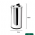 LIXEIRA 47L INOX REDONDA TAMPA ARO A70D30CM - BRINOX